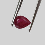 Ruby | Pear Shape Cut | Pigeon Blood Red | 8.5x6.5mm 2.0ct | Myanmar 1