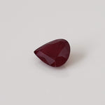  Ruby | Pear Shape Cut | Pigeon Blood Red | 8.5x7mm 1.65ct | Africa 3