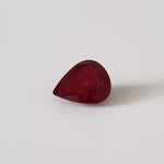  Ruby | Pear Shape Cut | Pigeon Blood Red | 8.5x7mm 1.65ct | Africa 4