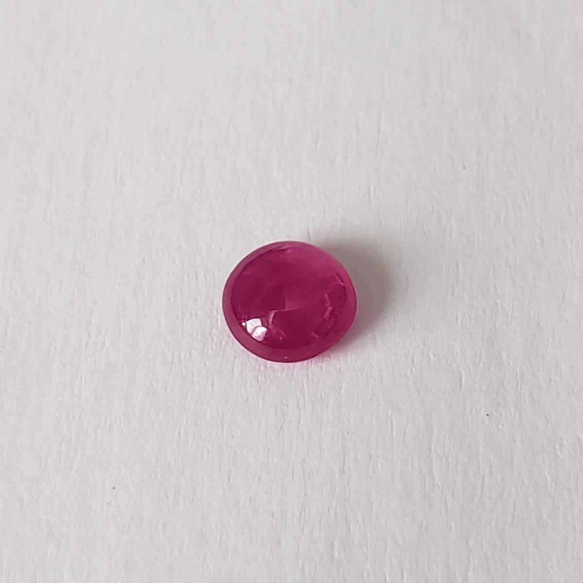  Ruby | Round Cabochon | Rich Pink | 5mm 0.8ct 5