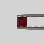  Ruby | Square Cut | Pigeon Blood Red | 4mm | Madagascar 