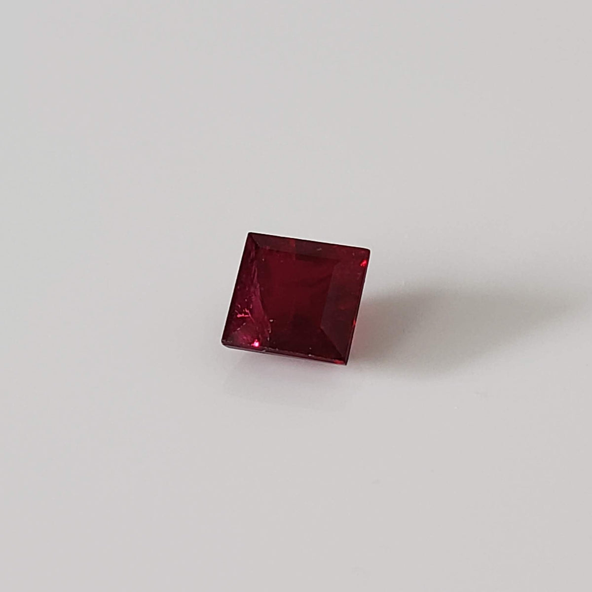  Ruby | Square Cut | Pigeon Blood Red | 4mm | Madagascar 3