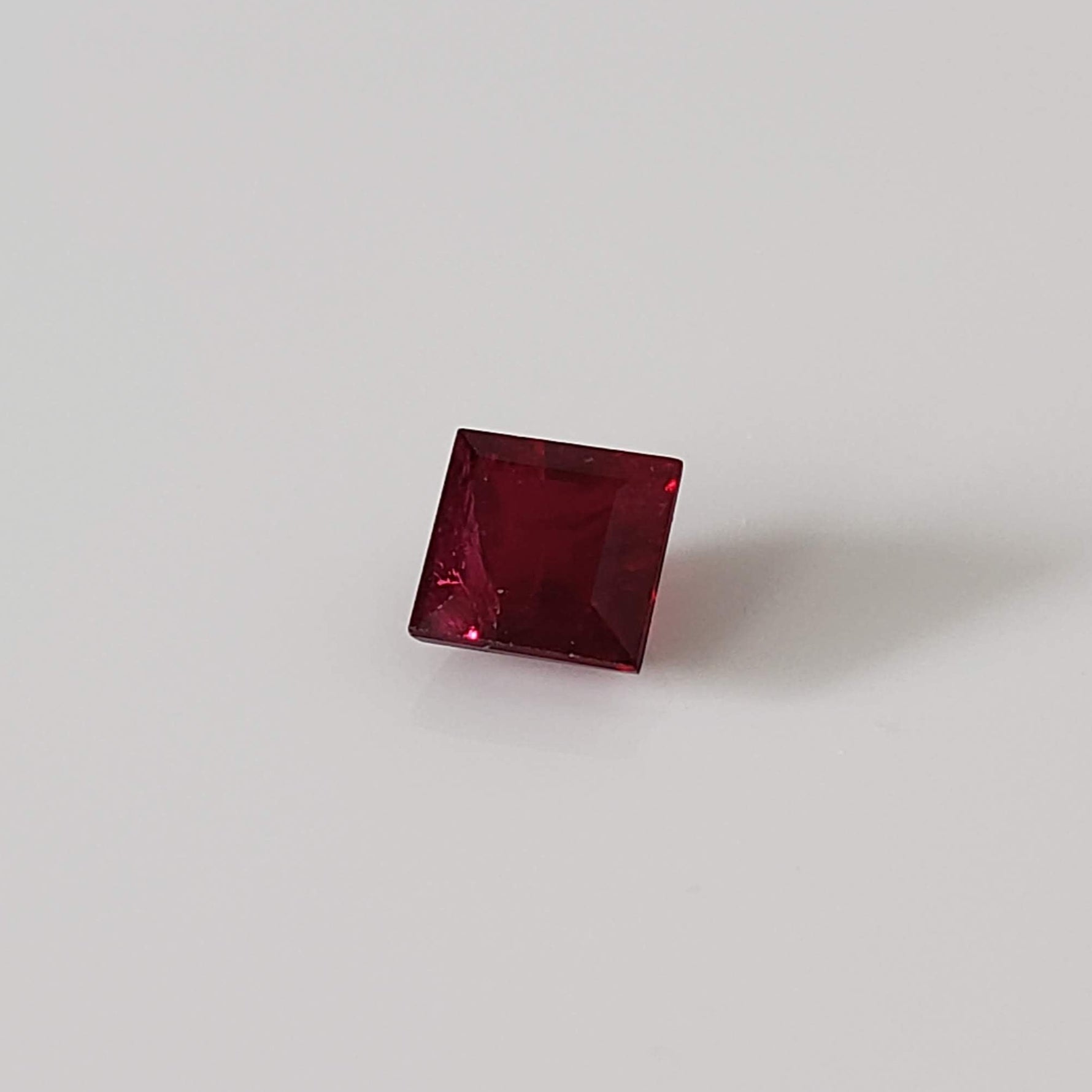  Ruby | Square Cut | Pigeon Blood Red | 4mm | Madagascar 3
