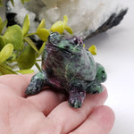  Ruby Zoisite Frog Carving | Unheated, Natural, Fluorescent | 149 gr | Tanzania 6