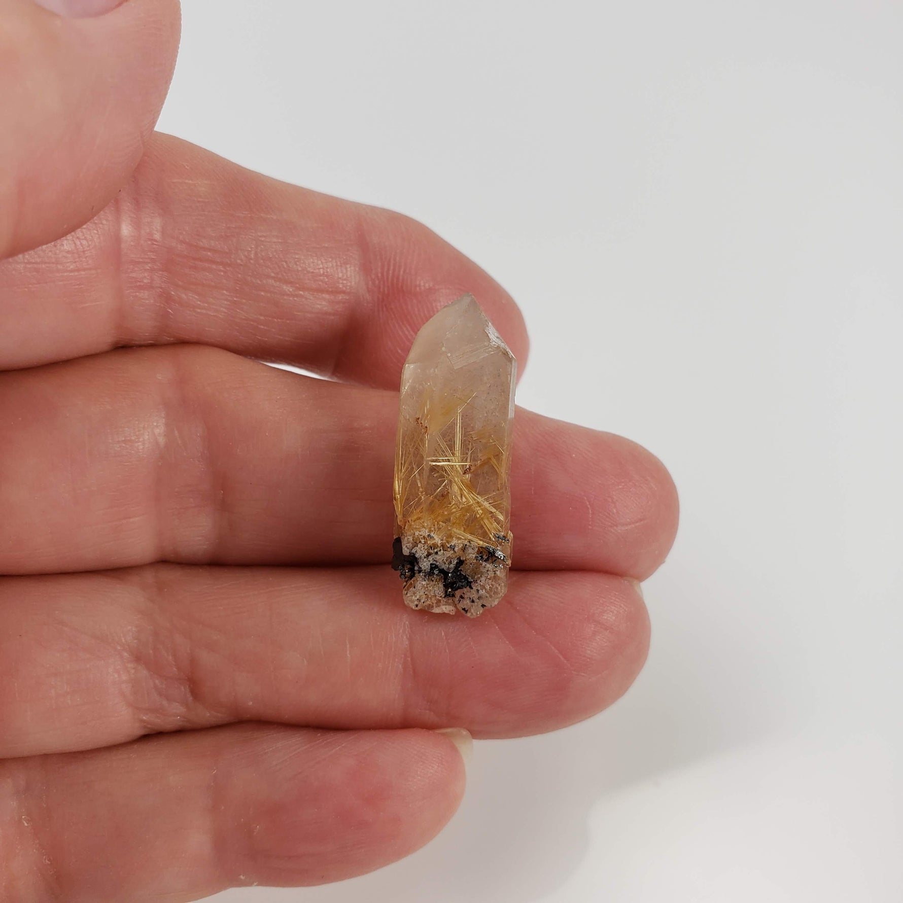  Rutilated Quartz Crystal | Rutilated Quartz Point | 3.68 grams | Novo Horizonte, Bahia, Brazil 6