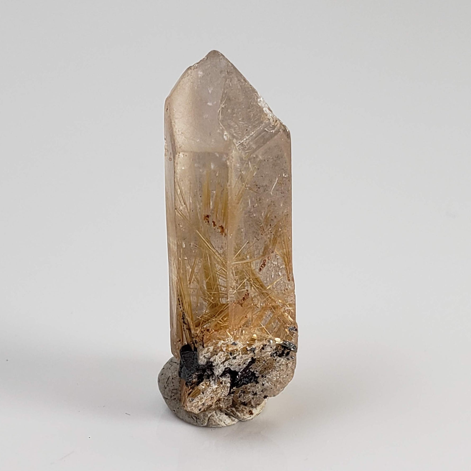  Rutilated Quartz Crystal | Rutilated Quartz Point | 3.68 grams | Novo Horizonte, Bahia, Brazil 2
