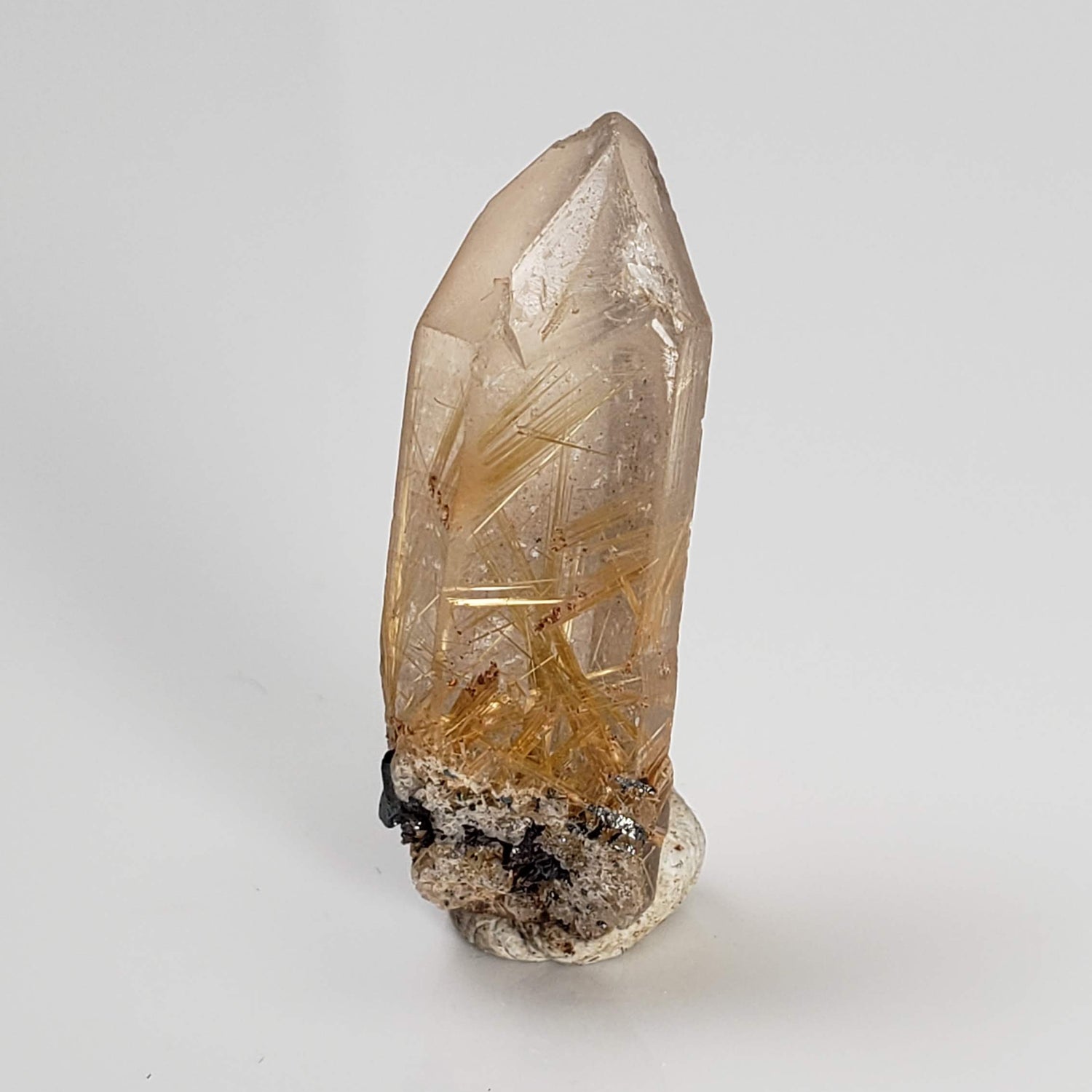  Rutilated Quartz Crystal | Rutilated Quartz Point | 3.68 grams | Novo Horizonte, Bahia, Brazil 1