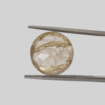  Rutilated Quartz | Faceted Round Cut | 12mm 6.15ct | Brazil 1