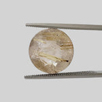  Rutilated Quartz | Faceted Round Cut | 12mm 6.15ct | Brazil 2