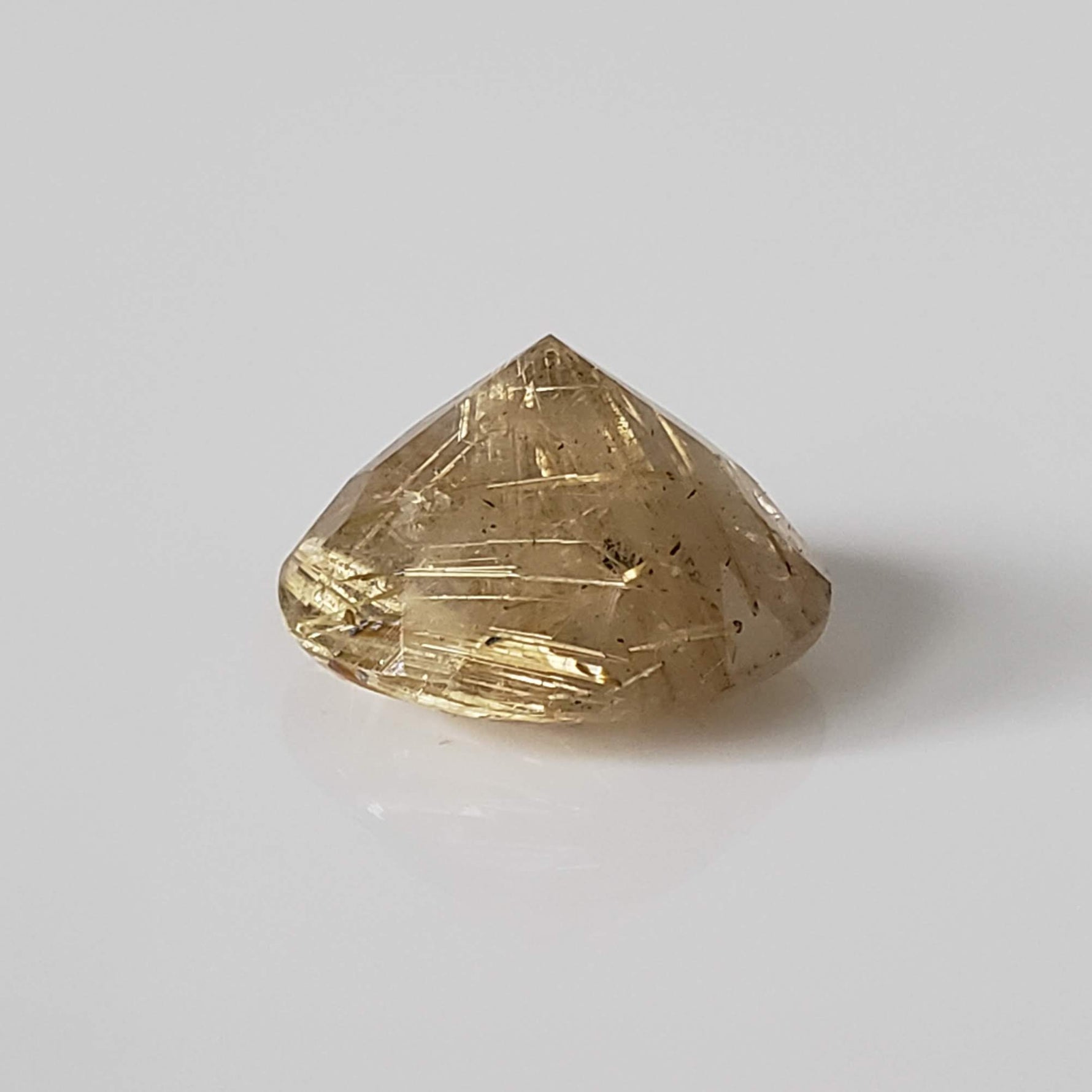  Rutilated Quartz | Round Cut | 16mm 12.8ct | Brazil 6