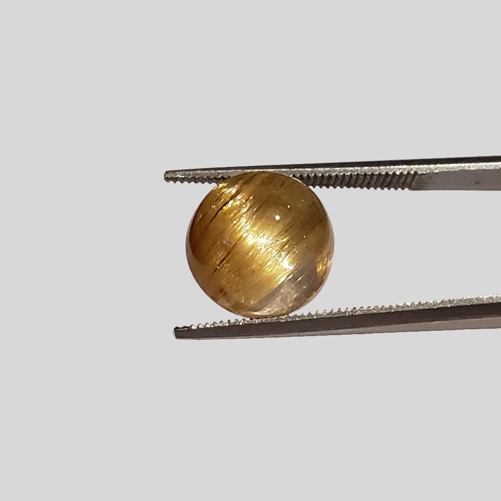  Rutile Cats Eye | Round Cabochon | 10.7mm 6.6ct 2