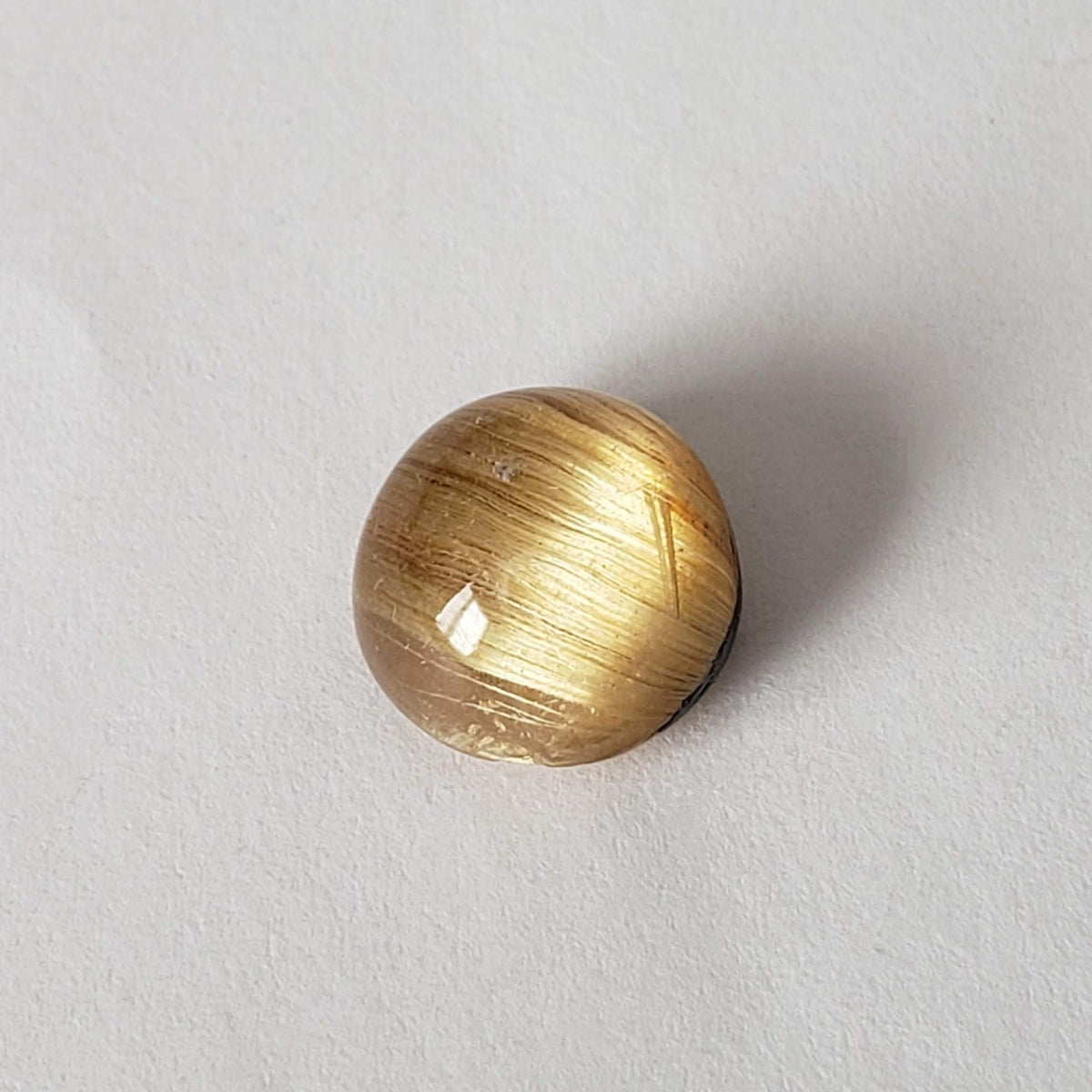  Rutile Cats Eye | Round Cabochon | 10.7mm 6.6ct 4