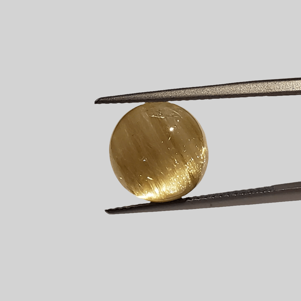  Rutile Cats Eye | Round Cabochon | 11.5mm 6.94ct 1