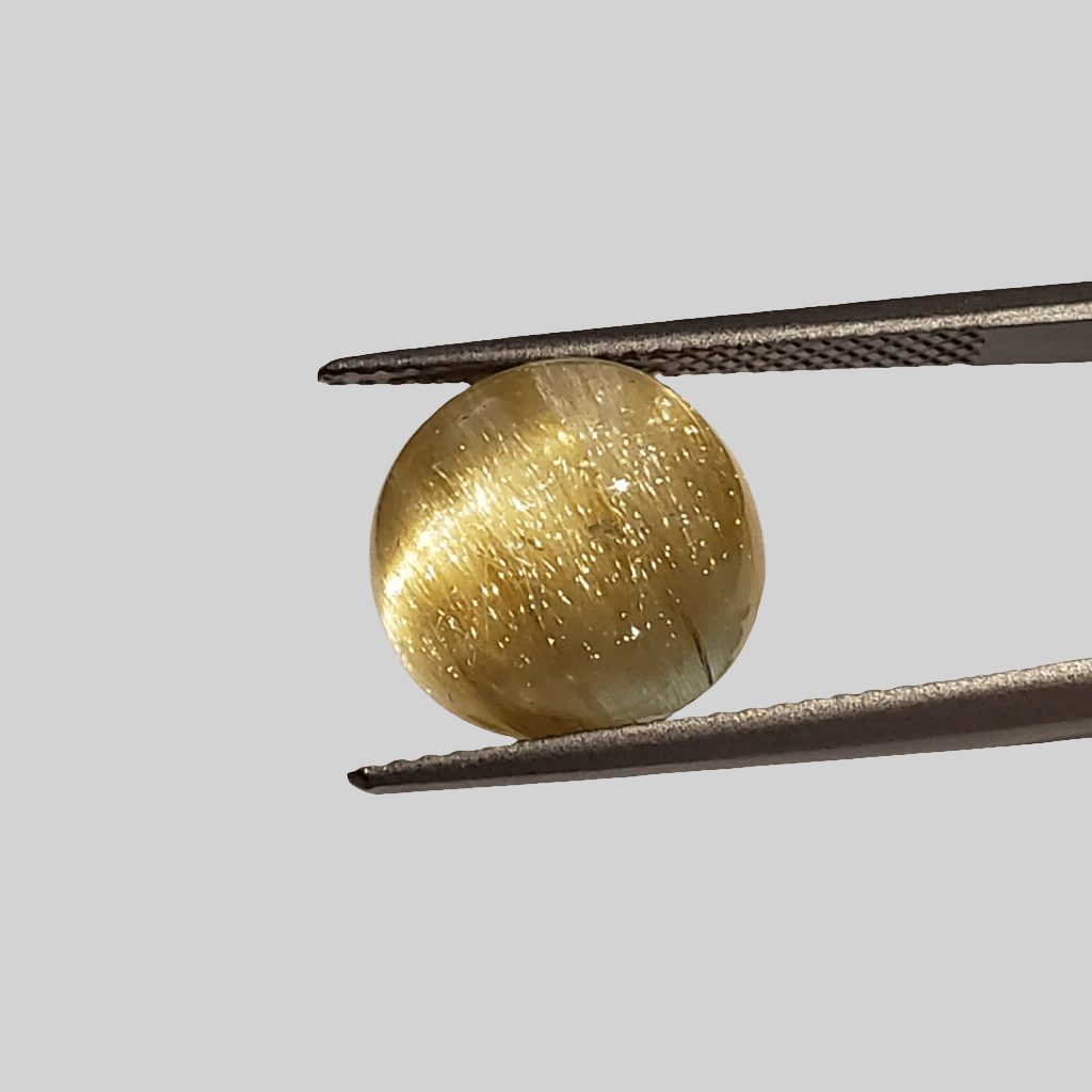  Rutile Cats Eye | Round Cabochon | 11.5mm 6.94ct 2