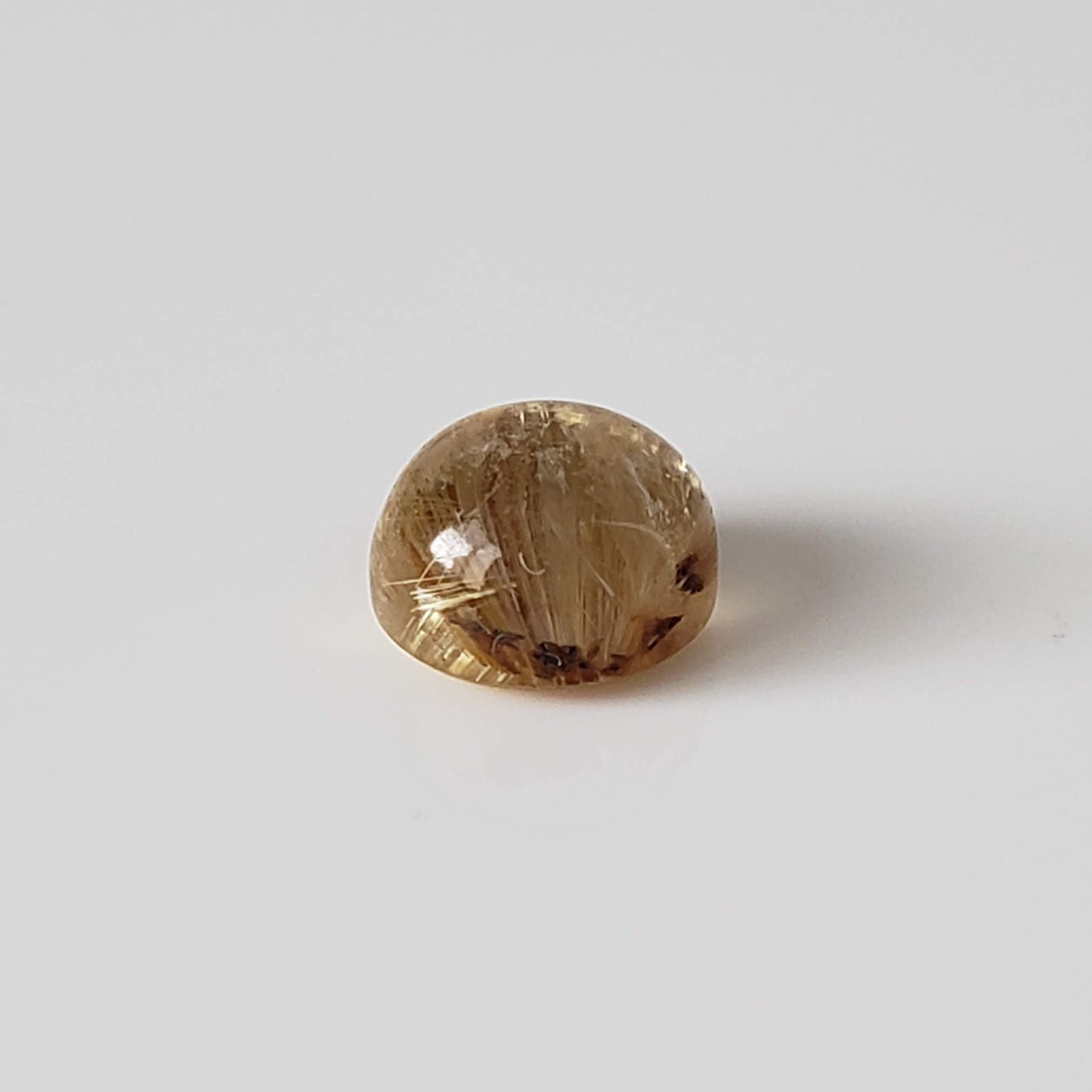  Rutile Cats Eye | Round Cabochon | 8.0mm 2.7ct 3