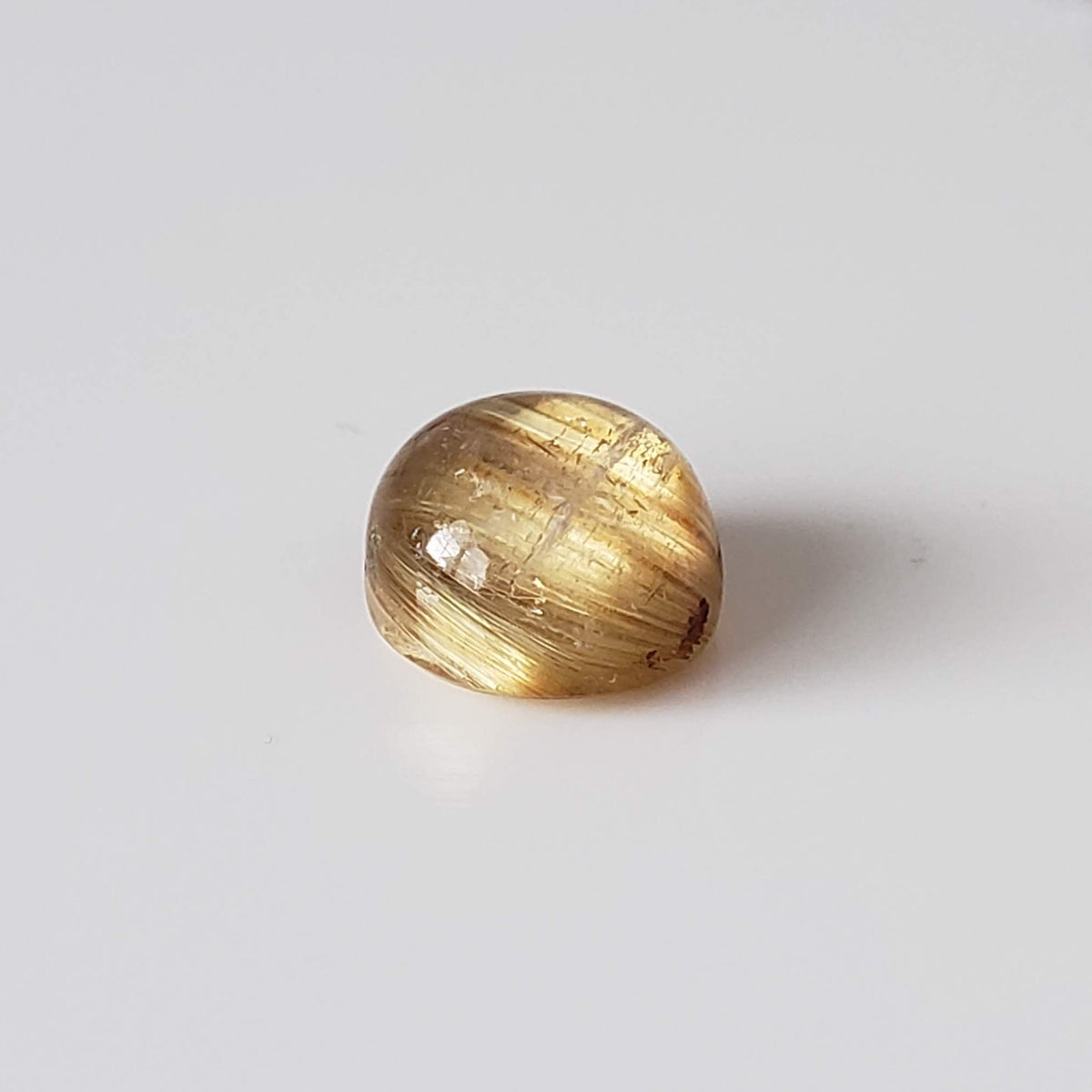  Rutile Cats Eye | Round Cabochon | 8.0mm 2.7ct 4