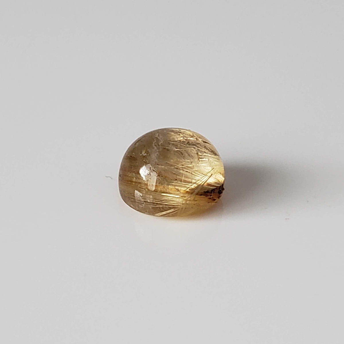  Rutile Cats Eye | Round Cabochon | 8.0mm 2.7ct 5
