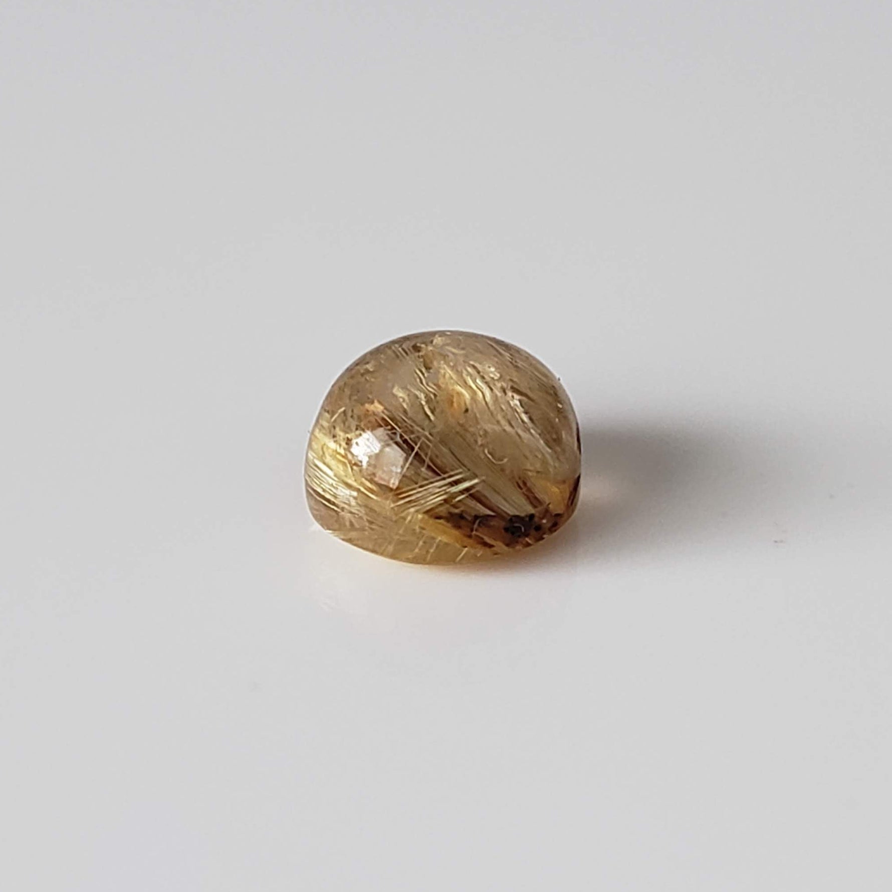  Rutile Cats Eye | Round Cabochon | 8.0mm 2.7ct 6