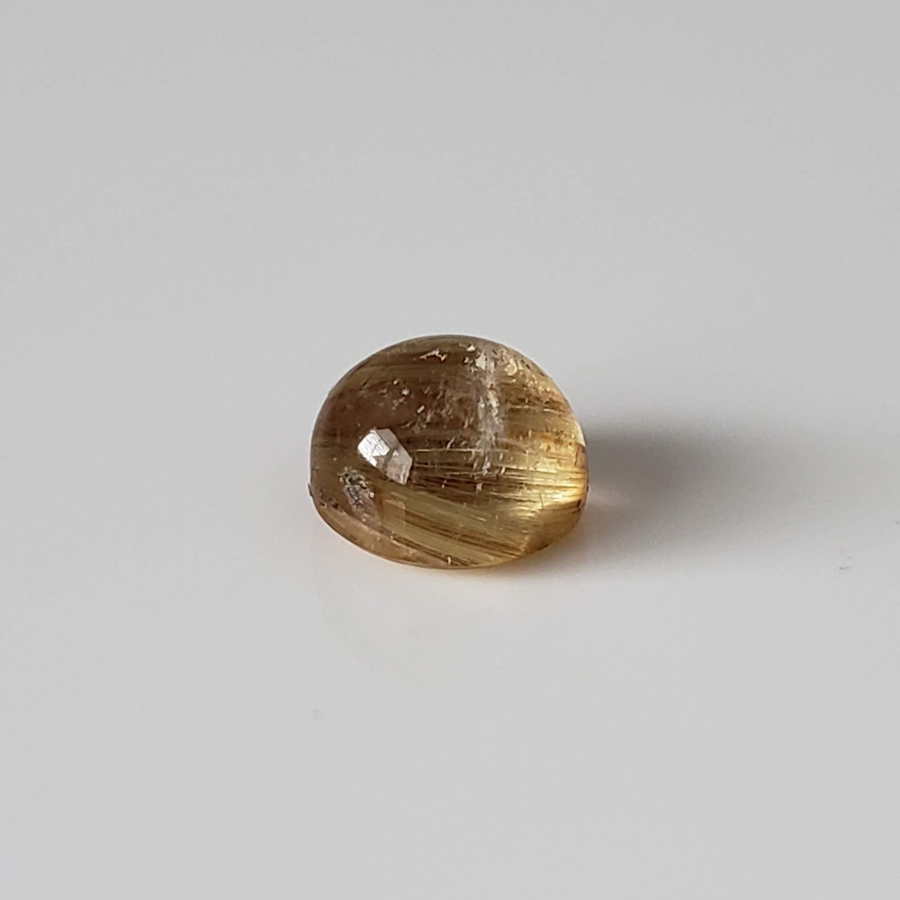  Rutile Cats Eye | Round Cabochon | 8.0mm 2.7ct 7