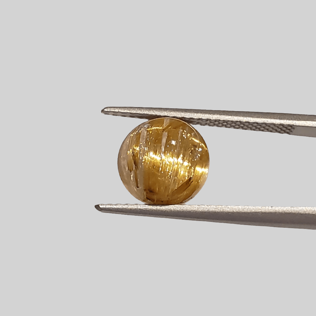  Rutile Cats Eye | Round Cabochon | 9.2mm 3.68ct | SO24 