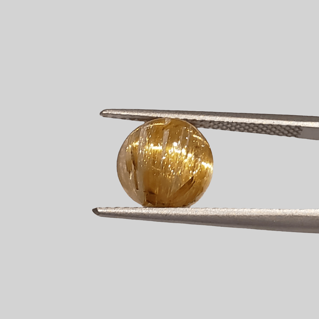  Rutile Cats Eye | Round Cabochon | 9.2mm 3.68ct | SO24 1