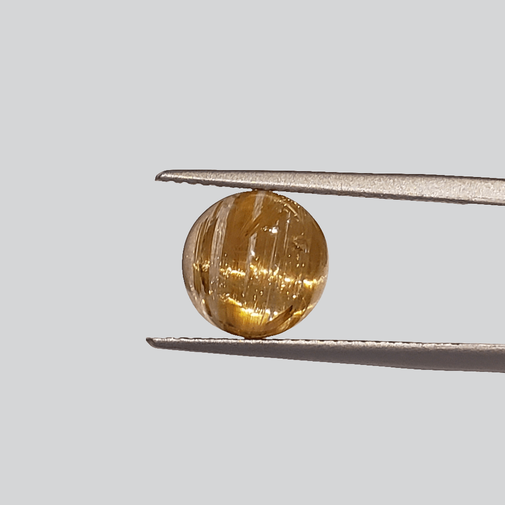  Rutile Cats Eye | Round Cabochon | 9.2mm 3.68ct | SO24 2