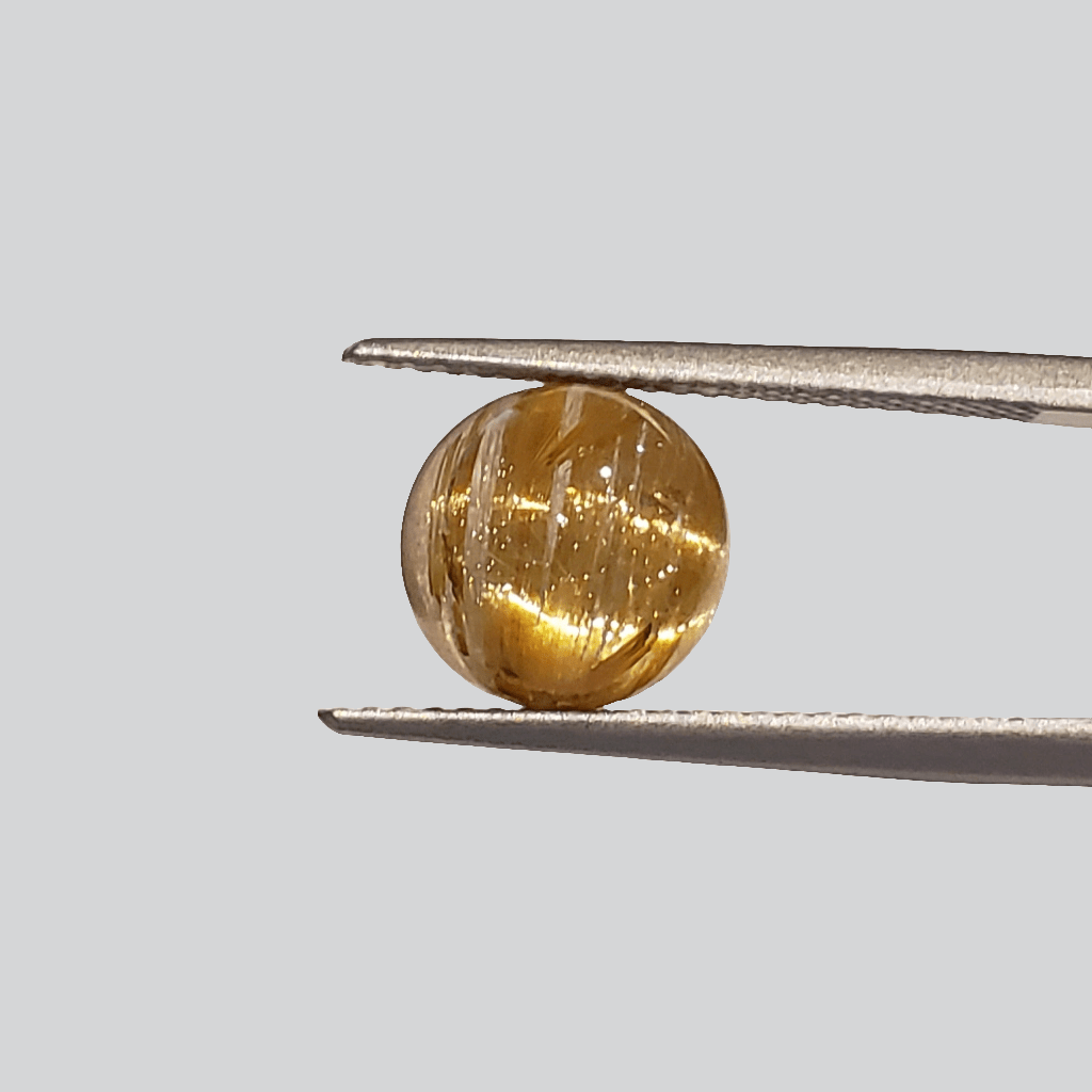  Rutile Cats Eye | Round Cabochon | 9.2mm 3.68ct | SO24 5