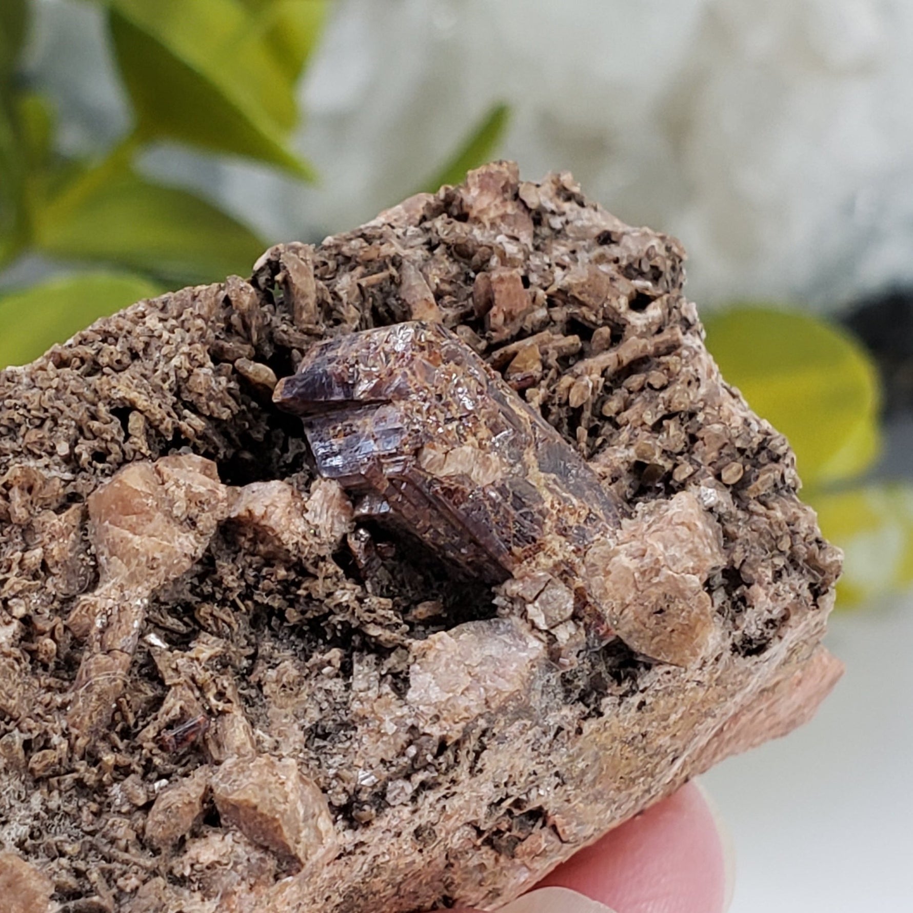  Rutile Crystal on Matrix | 55 Gr | McGregor Lake, Perkins, Quebec, Canada 1