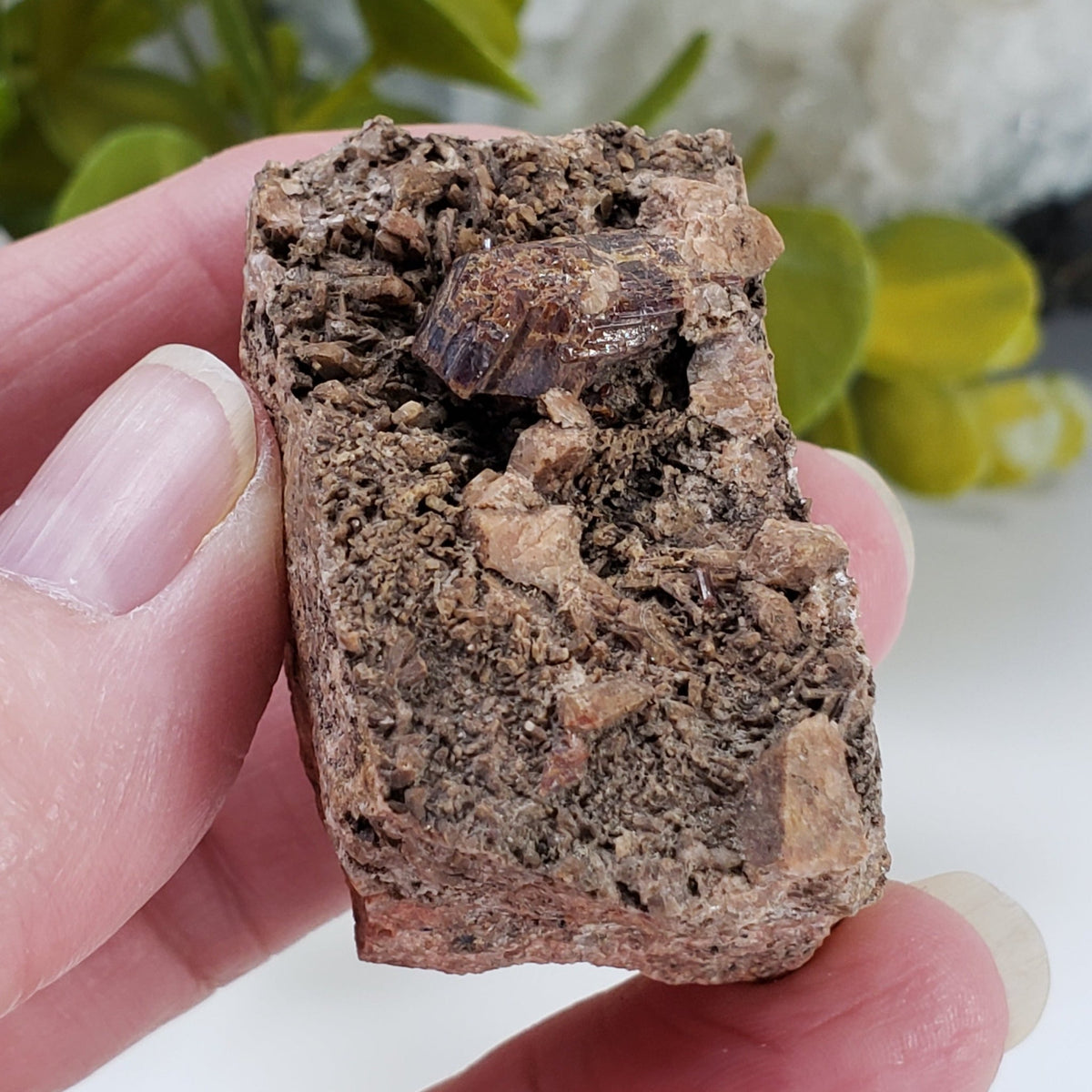  Rutile Crystal on Matrix | 55 Gr | McGregor Lake, Perkins, Quebec, Canada 5