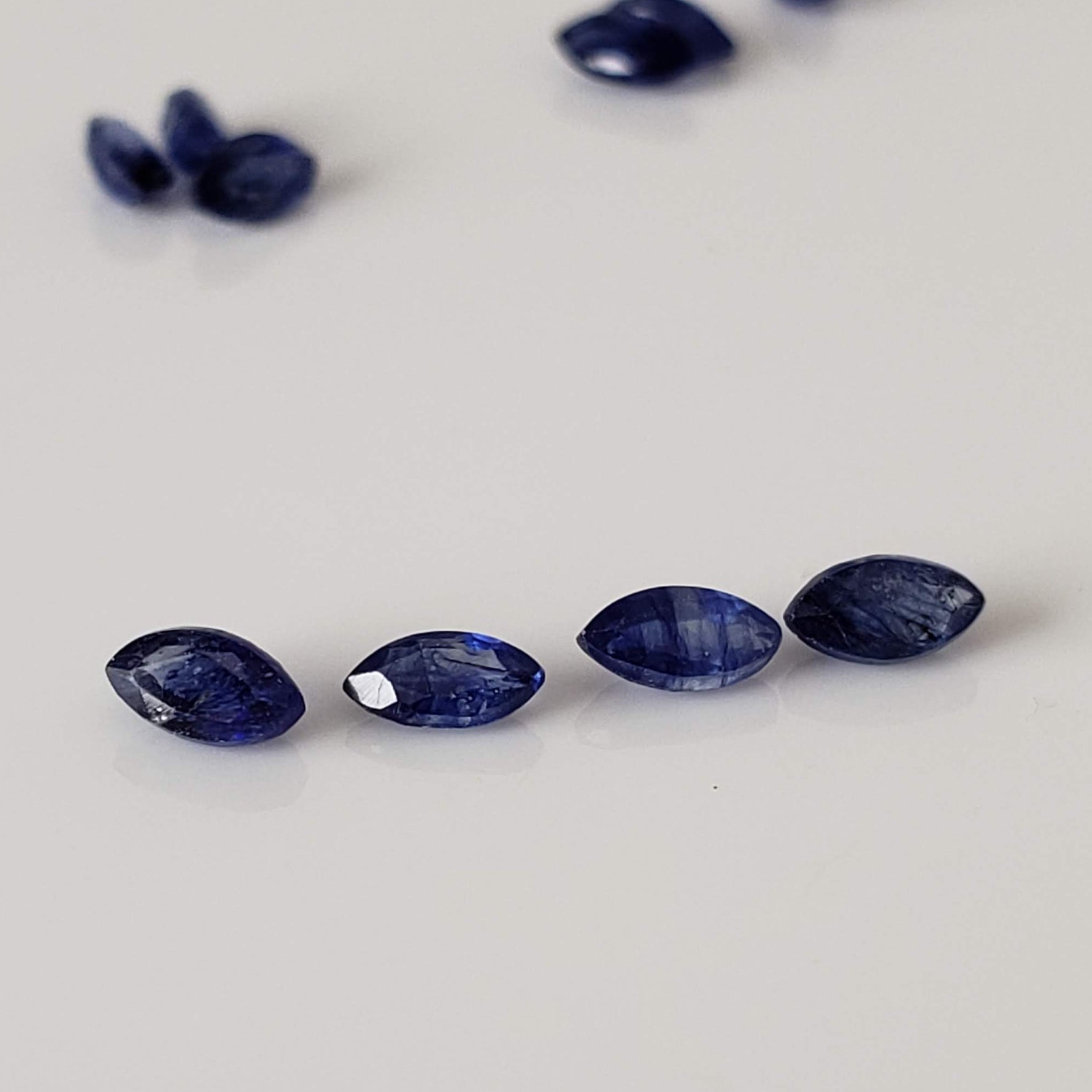  Sapphire | 10 Piece Gemstone Lot | Marquise Cut | Blue | 1.4tcw 4