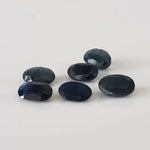  Sapphire | 6 Piece Lot | Oval Cut | Midnight Blue | 3.3tcw | Thailand 1