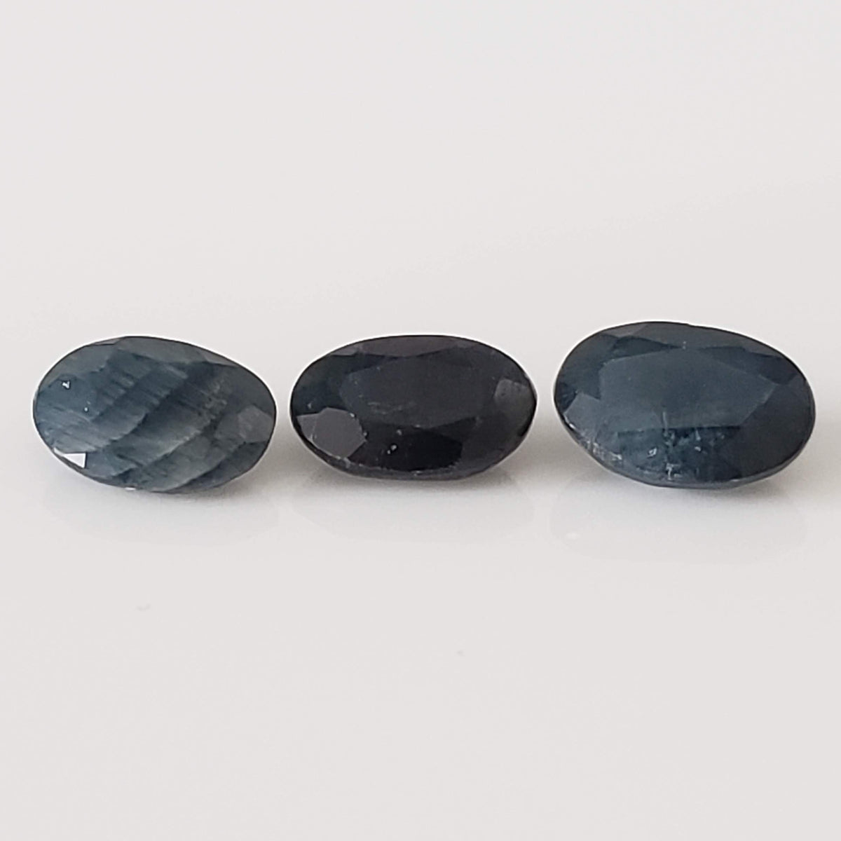  Sapphire | 6 Piece Lot | Oval Cut | Midnight Blue | 3.3tcw | Thailand 3