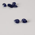  Sapphire | 8 Piece Gemstone Lot | Pear Shape Cut | Blue | 4x3mm 1.6tcw 5