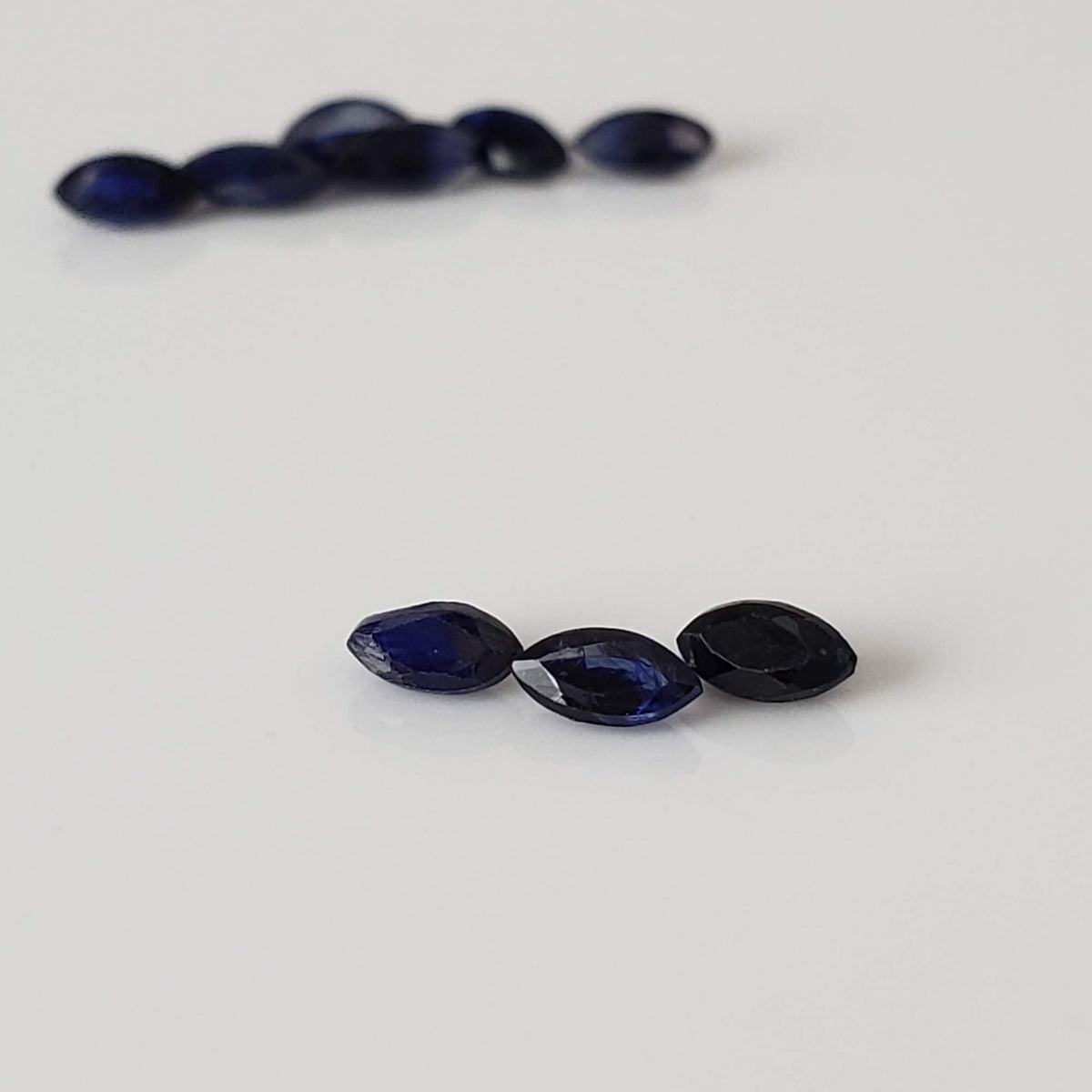  Sapphire | 9 Piece Gemstone Lot | Marquise Cut | Blue | 1.1tcw 2