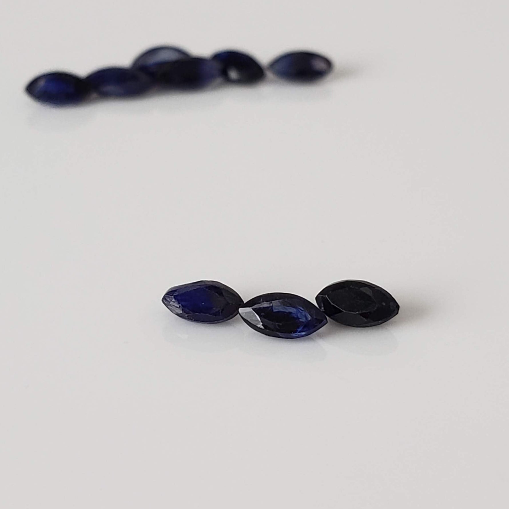  Sapphire | 9 Piece Gemstone Lot | Marquise Cut | Blue | 1.1tcw 2