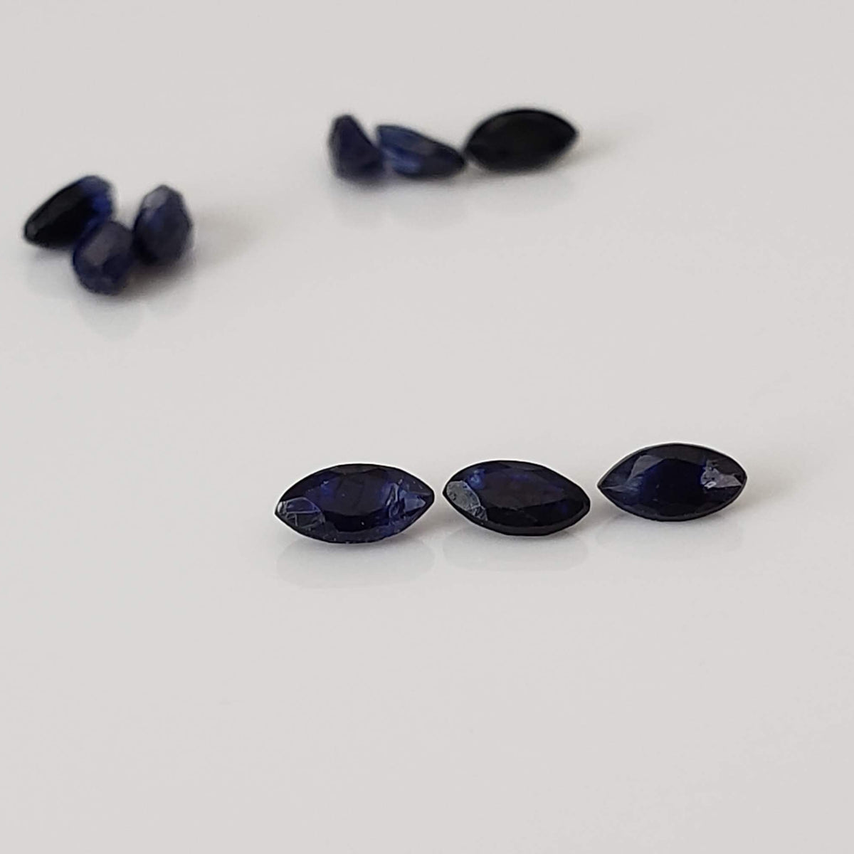  Sapphire | 9 Piece Gemstone Lot | Marquise Cut | Blue | 1.1tcw 3