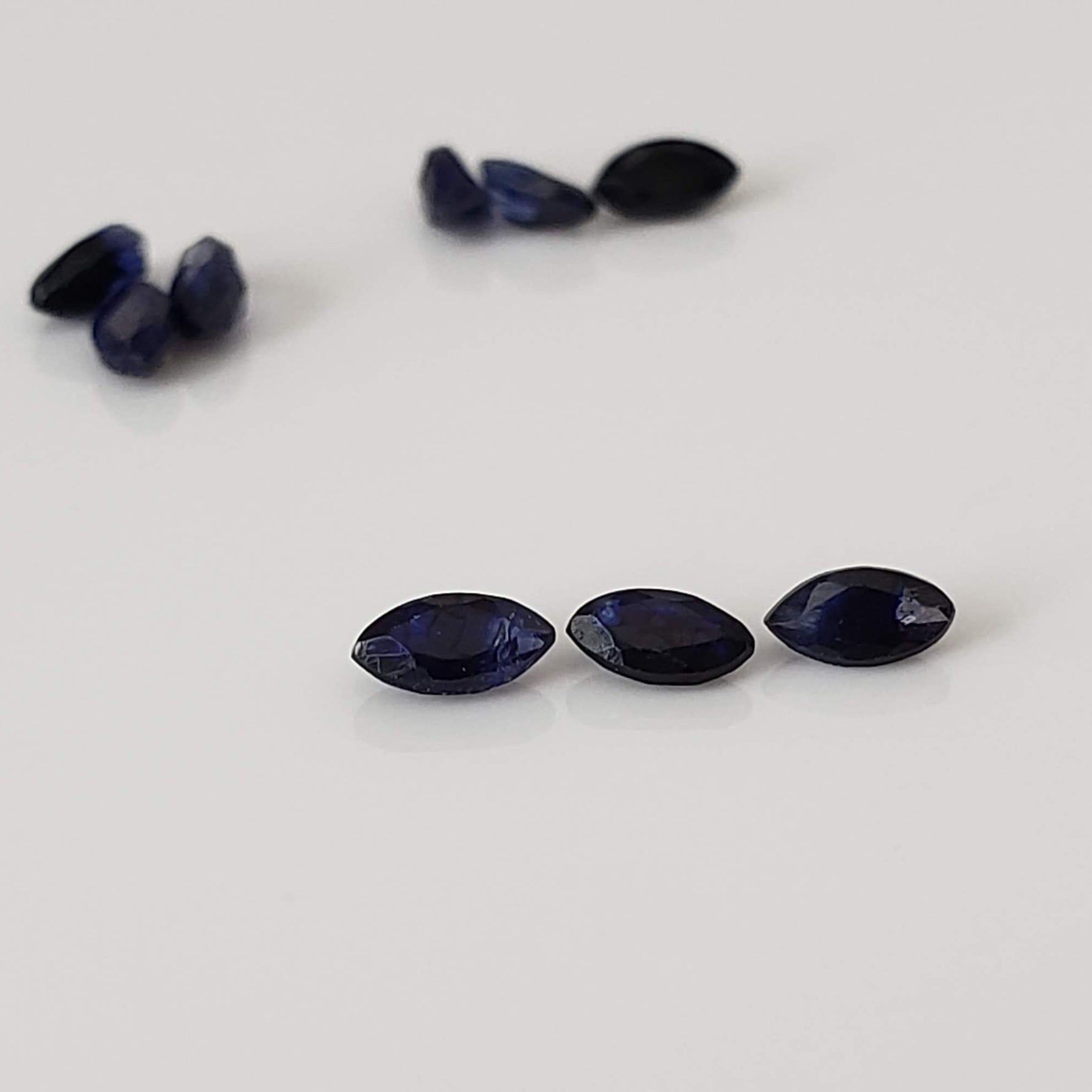  Sapphire | 9 Piece Gemstone Lot | Marquise Cut | Blue | 1.1tcw 3