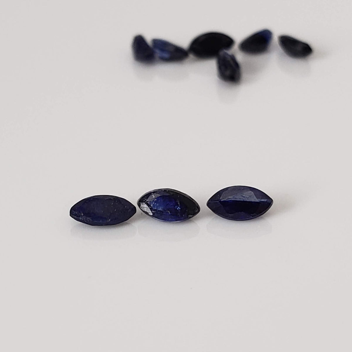  Sapphire | 9 Piece Gemstone Lot | Marquise Cut | Blue | 1.1tcw 4