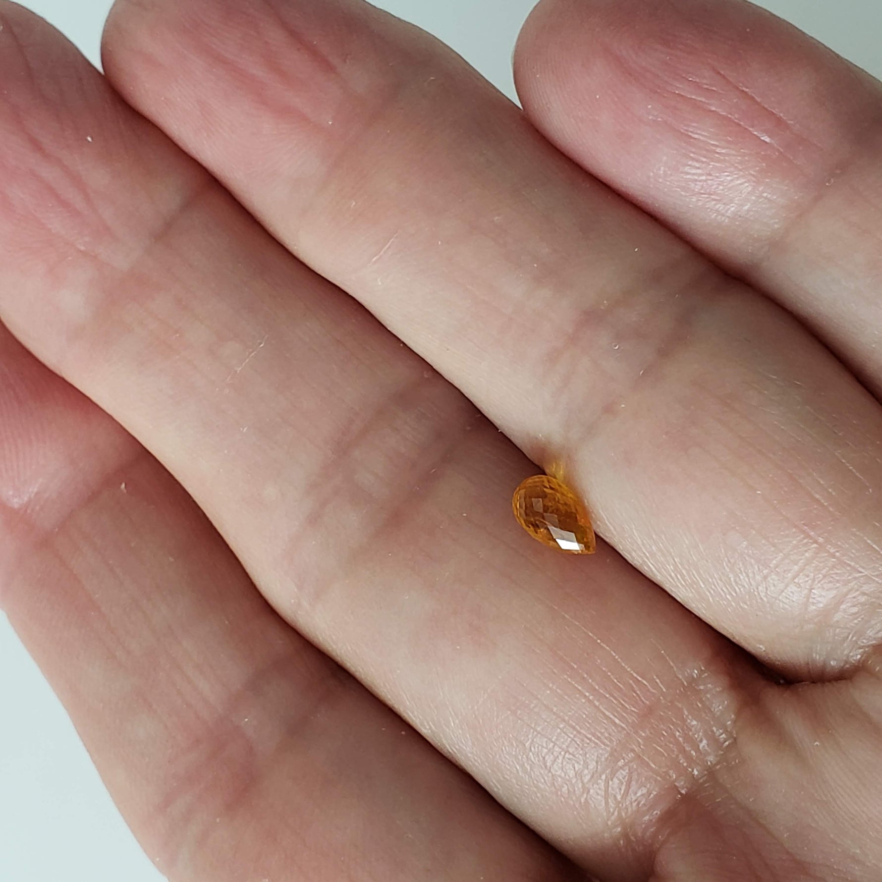  Sapphire | Briolette | Golden Yellow | 6x3.5 - 7x4.5mm | 0.70 to 1.0ct | Africa 4