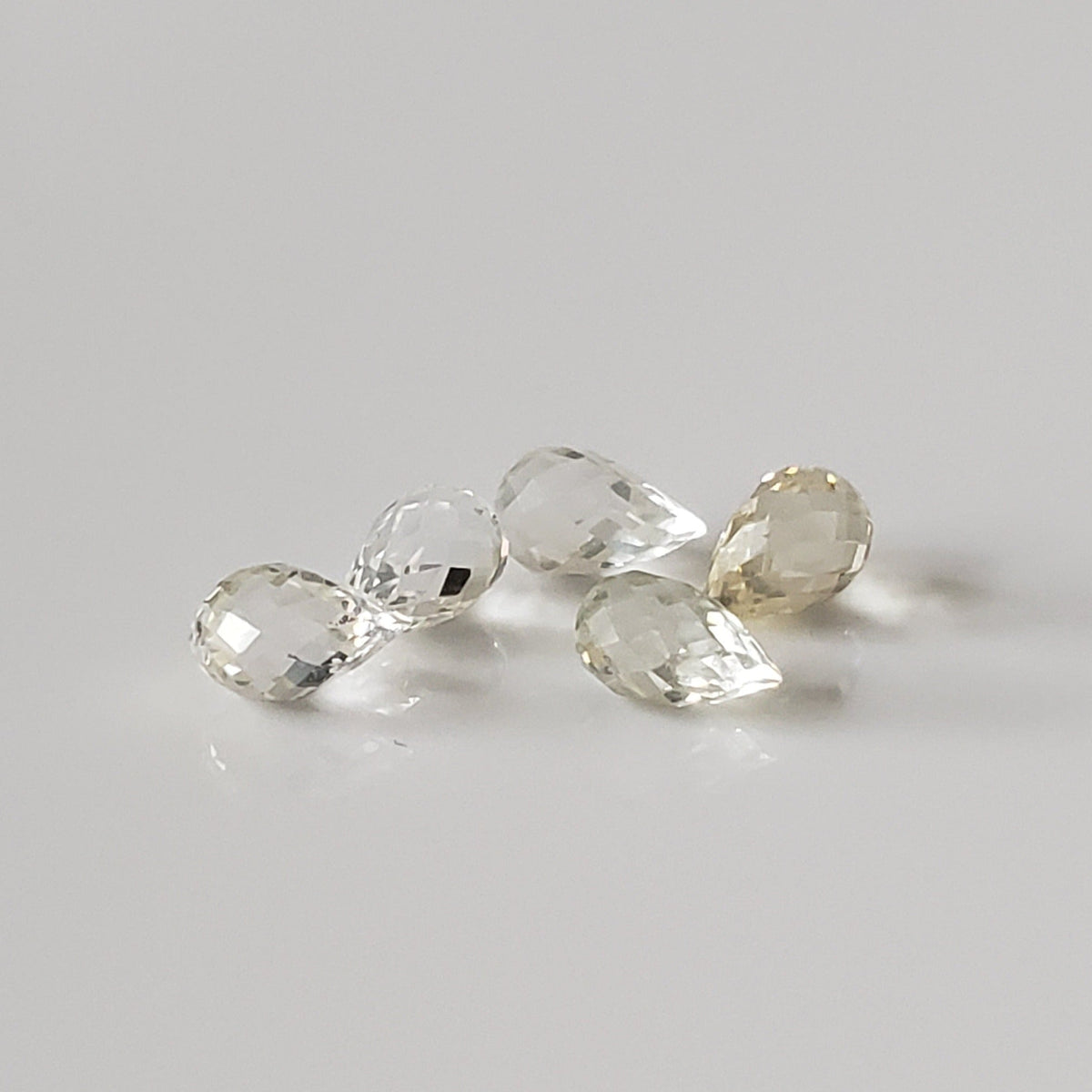  Sapphire | Briolette | Lemon | 5.5x3.5mm 1