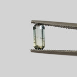  Sapphire | Octagon Cut | Bi-Color Green | 7.5x3.3mm 0.6ct 2