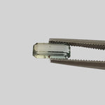  Sapphire | Octagon Cut | Bi-Color Green | 7.5x3.3mm 0.6ct 3