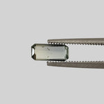  Sapphire | Octagon Cut | Bi-Color Green | 7.5x3.3mm 0.6ct 1
