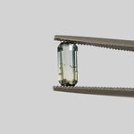  Sapphire | Octagon Cut | Bi-Color Green | 7.5x3.3mm 0.6ct 2