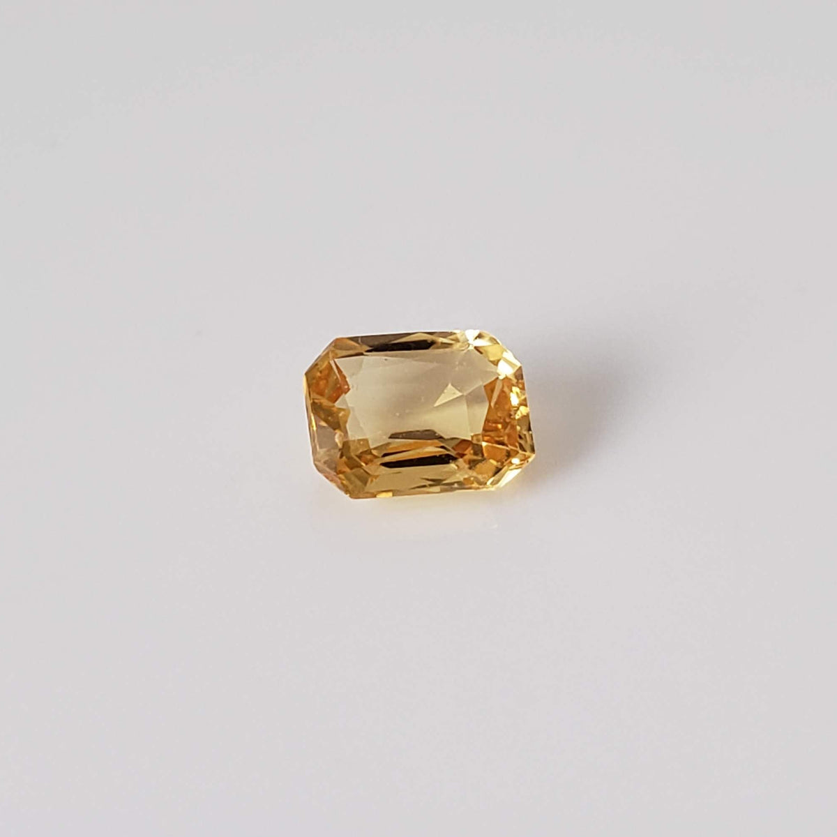 Sapphire | Octagon Cut | Golden Yellow | 5x4mm, 0.53ct 0