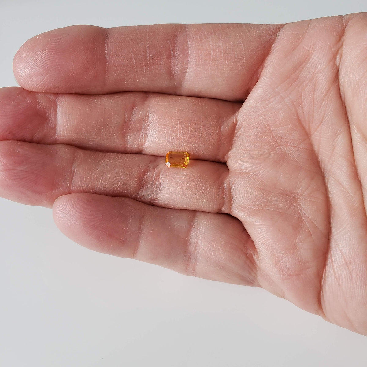  Sapphire | Octagon Cut | Golden Yellow | 6.5x4.5mm, 0.73ct 5