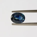  Sapphire | Oval Cut | Bi-Color Blue and Yellow | 7.8x5.9mm 1.43ct 1