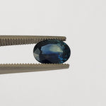  Sapphire | Oval Cut | Bi-Color Blue and Yellow | 7.8x5.9mm 1.43ct 2