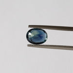  Sapphire | Oval Cut | Bi-Color Blue and Yellow | 7.8x5.9mm 1.43ct 3