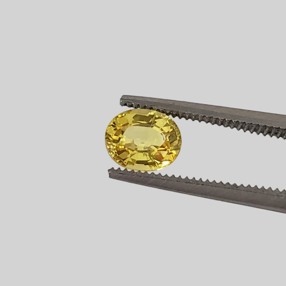  Sapphire | Oval Cut | Canary Yellow | 6.1x5.1mm 1.03ct 1